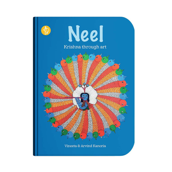 Neel: Krishna Through Art — Indian art picture book cover